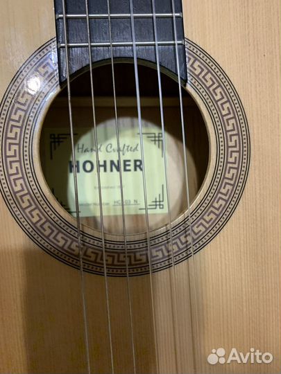 Акустическая гитара hohner (3/4)