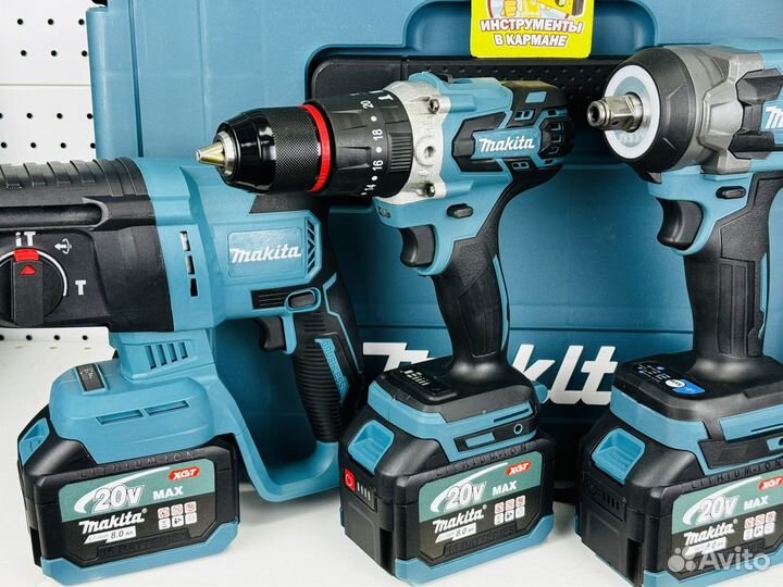 Набор аккумуляторного инструмента Makita 6в1