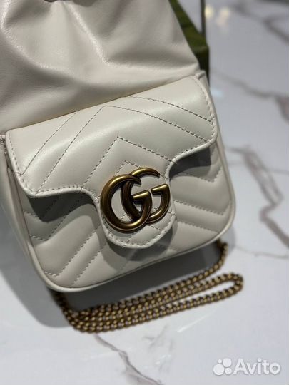 Gucci сумка мешок mini Marmont