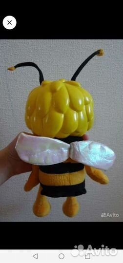 Мягкая музыкальная игрушка ночник пчелка Майя