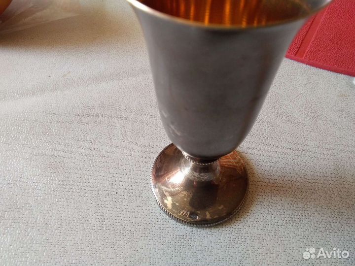 Рюмка серебряная