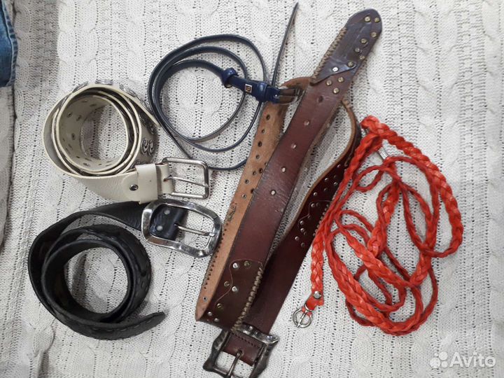 Ремень женский кожаный