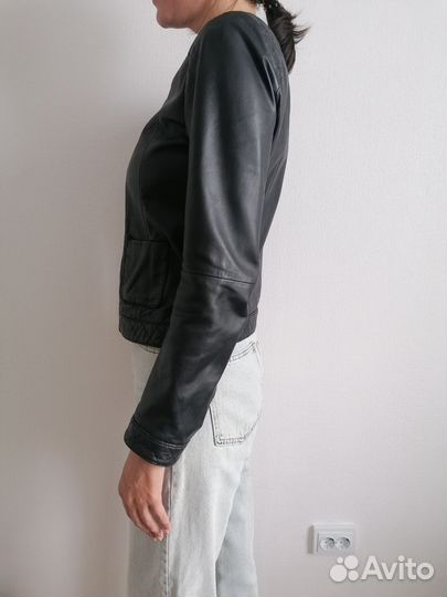 Куртка benetton кожа