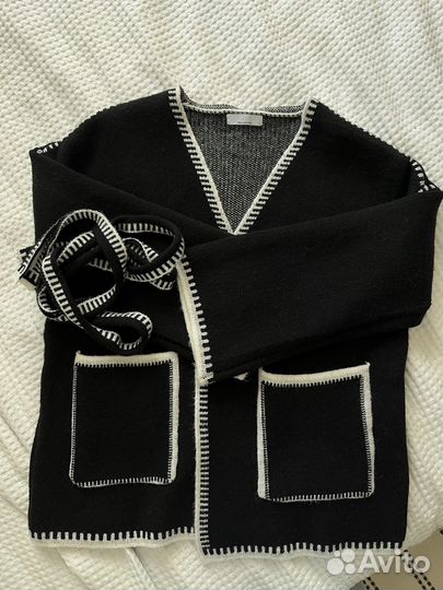 Кардиган с поясом