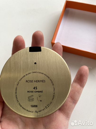 Hermes румяна 45 rose ombré оригинал