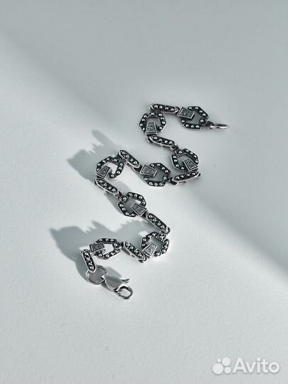 Серебряный браслет Брюс