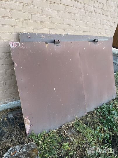 Ворота гаражные металлические бу