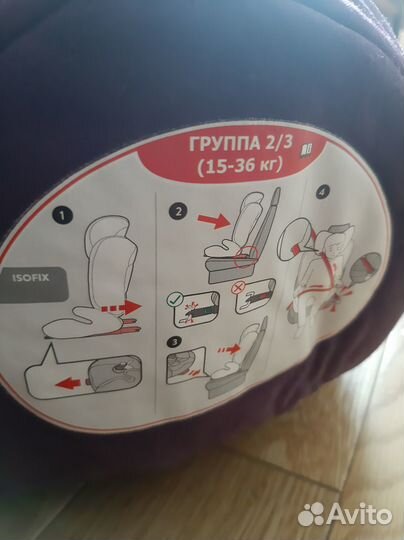 Детское автокресло 15 до 36 кг