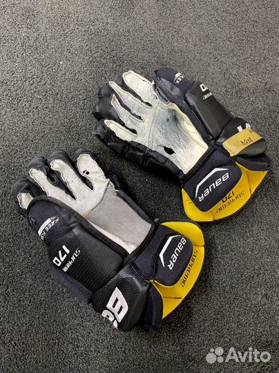 Ремонт хоккейных краг (замена ладошек)