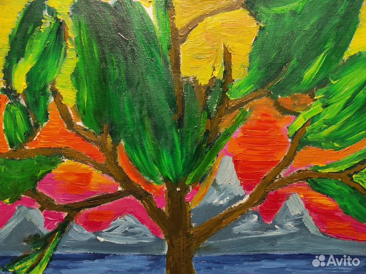 Картины масло на заказ -психоделика, фентези