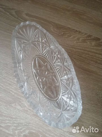 Большая хрустальная ваза