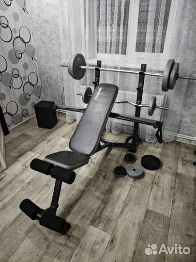 Скамья для жима и пресса бу
