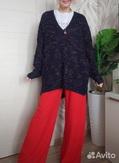 Джемпер удлиненный 50-52