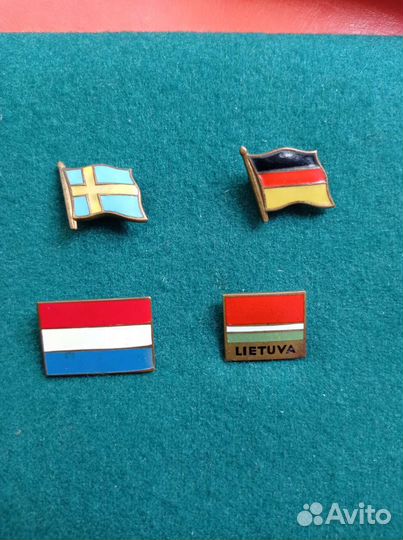 Значки Страны- Флаги - Гербы