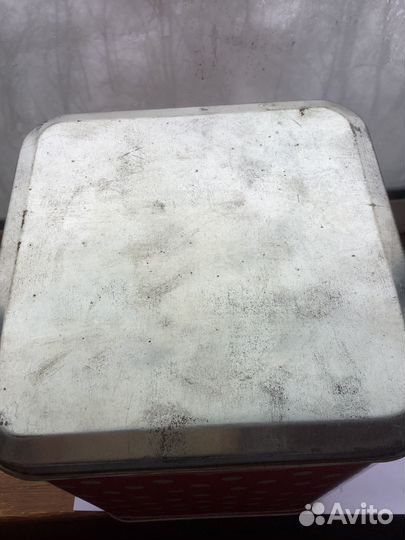 Банки для сыпучих продуктов жестяные СССР горох