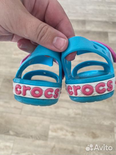 Сандалии crocs c9 для девочки