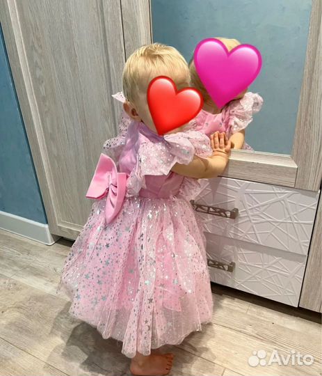 Платье для девочки 80 новое