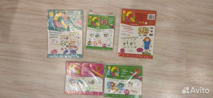 Развивающие карточки iq Айрис пресс