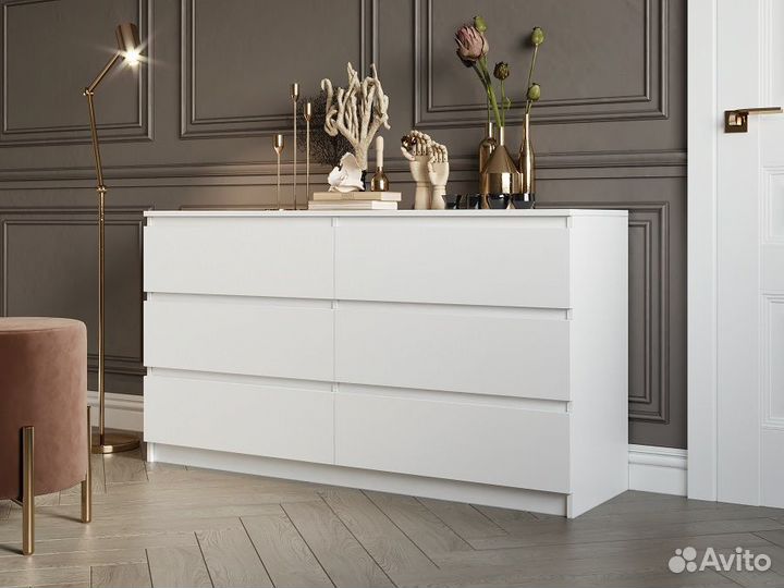 Комод Мадера 1384 (Белый)