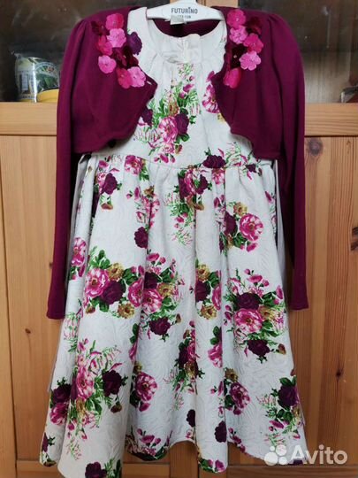 Платье для девочки Moonsoon с кофточкой