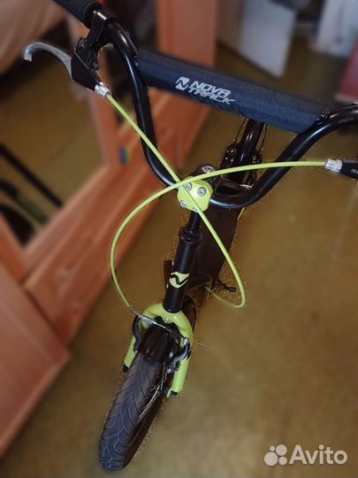 Внедорожный самокат с большими колесами Novatrack