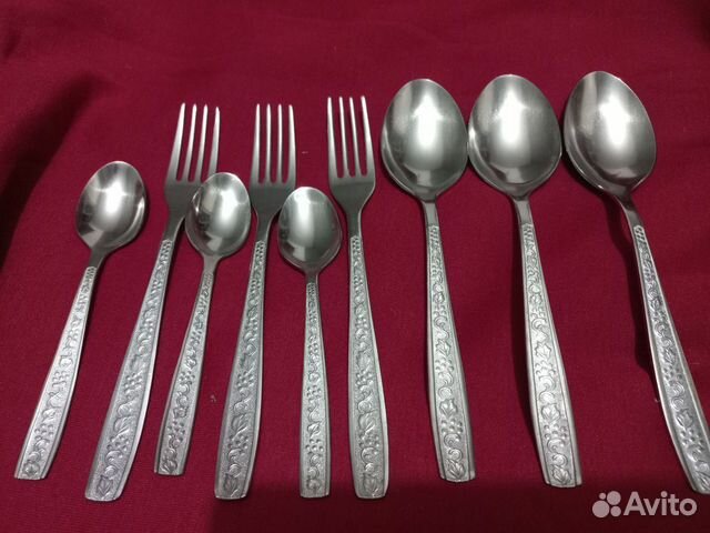 Новые ложки и вилки нержавейка СССР