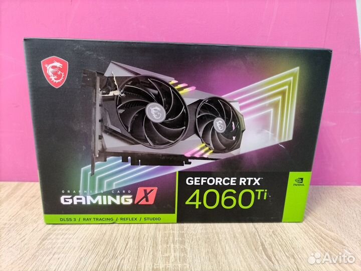 MSI Видеокарта GeForce RTX 4060 Ti 8 гб