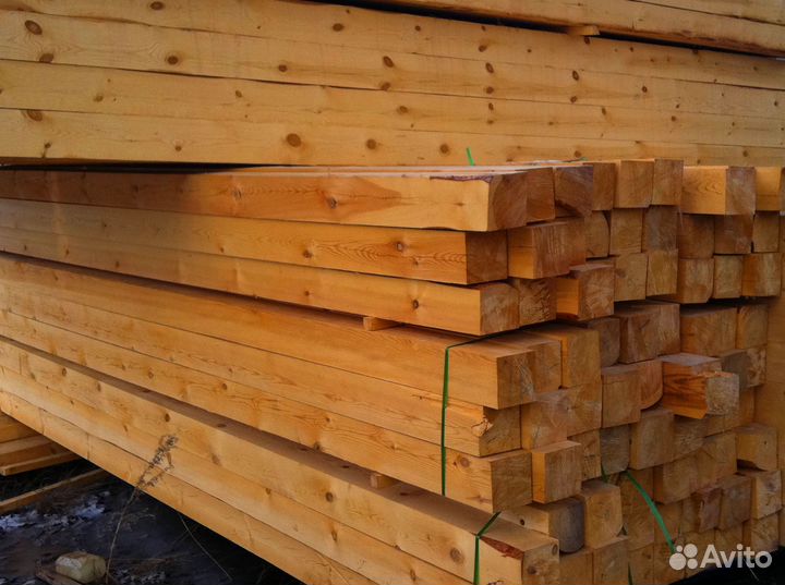 Брус из сосны 100х150мм, гост