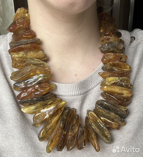 Бусы из янтаря
