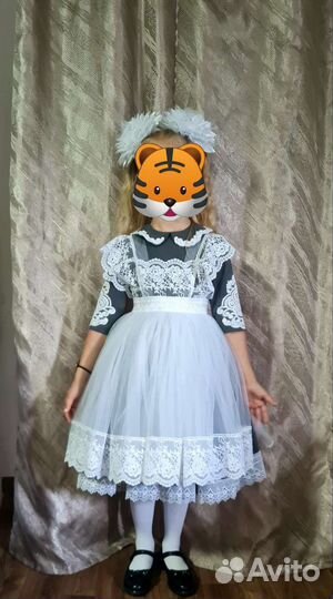 Школьная форма для девочки 122 128 серая