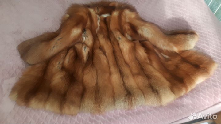 Шуба из лисы огневки