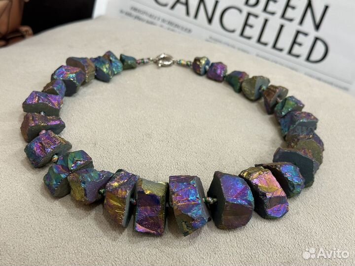 Эксклюзивное Ожерелье из натуральных камней.колье