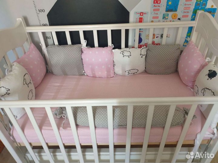 Бортики в кроватку