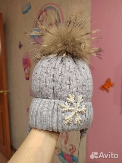 Шапка зимняя для девочки