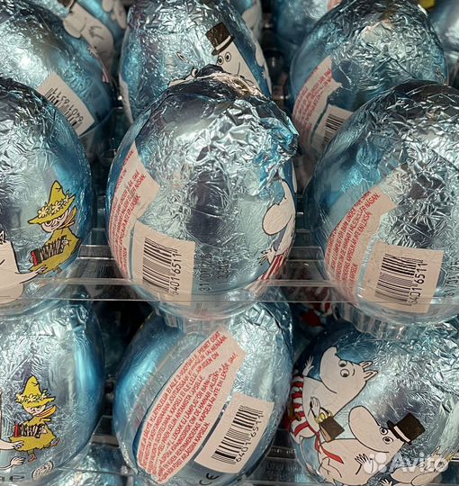 Шоколадное яйцо -сюрприз Moomin, 50 гр