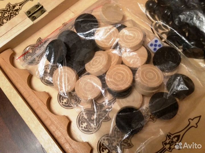 Нарды и шахматы деревянные