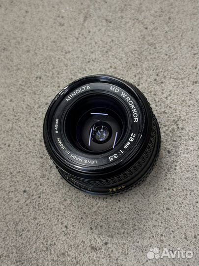 Объектив Minolta MD Rokkor 28mm f/3.5