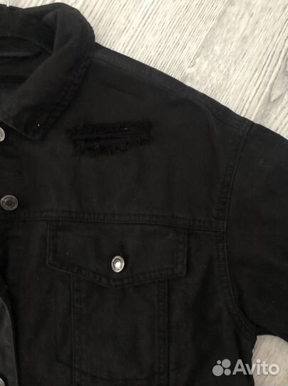 Джинсовка bershka черная