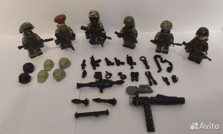 Набор лего минифигурок спецназа Альфа