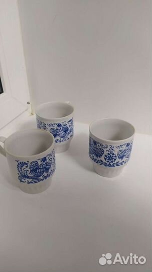 Бокалы фарфоровые СССР