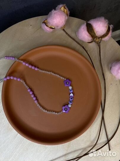 Чокер Украшение из бисера