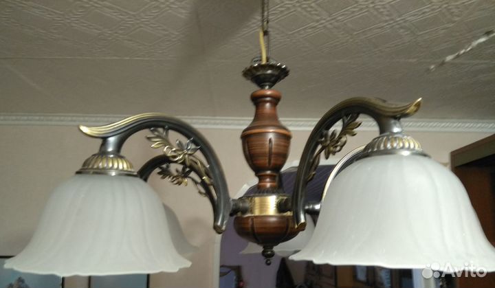 Люстра бронза (Италия)