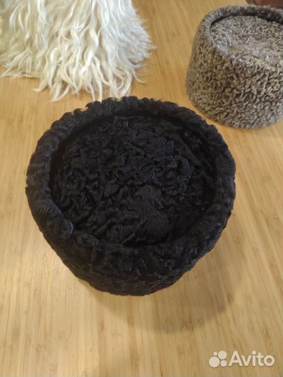 Папаха из натурального каракуля и козы