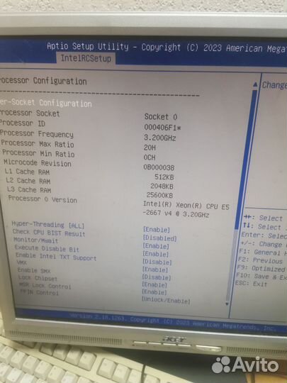 Процессор intel xeon E5 2667 v4 с мат. платой