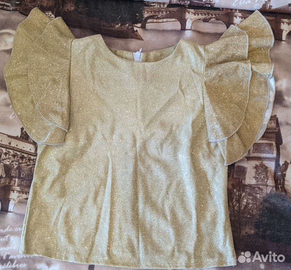 Нарядная блузка, на 8-9 лет