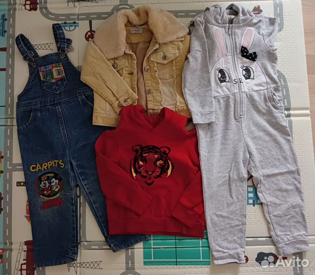 Вещи пакетом на девочку 92 98