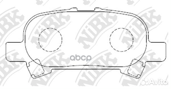 Колодки тормозные дисковые toyota avalon 3.5 20