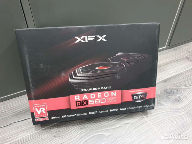 Видеокарта Radeon RX580 GTS XFX 8gb новая