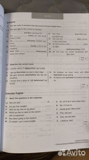 Spotlight test booklet 6