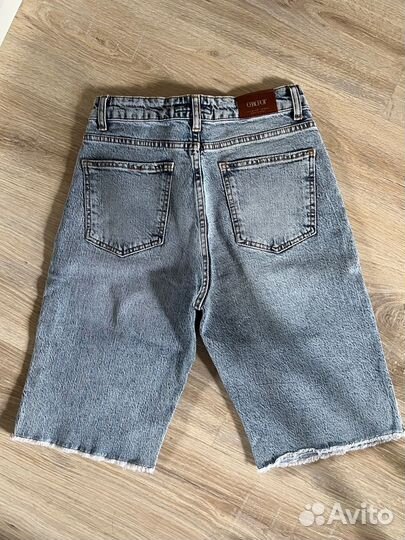 Шорты женские джинсовые удлиненные